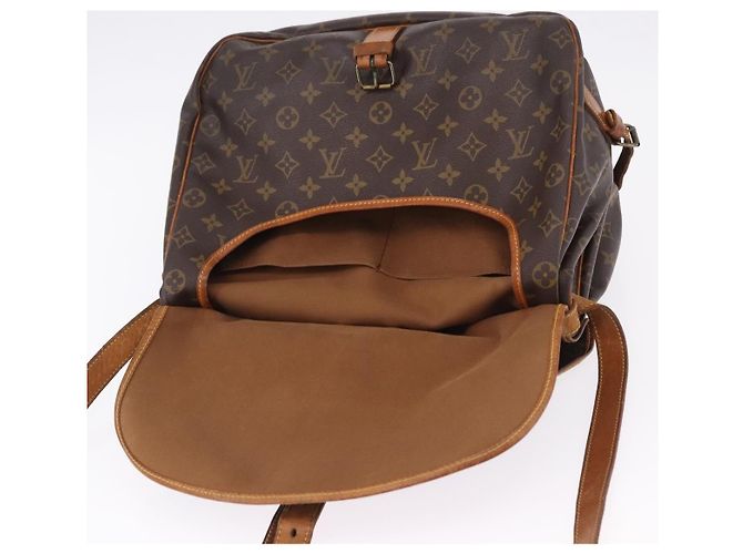 Borsa a tracolla LOUIS VUITTON Monogram Saumur 35 M42254 LV Auth BA14675 Monogramma - vista 24
