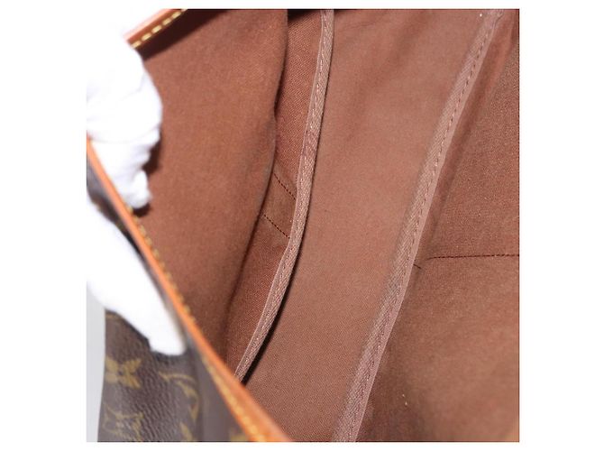 Borsa a tracolla LOUIS VUITTON Monogram Saumur 35 M42254 LV Auth BA14675 Monogramma - vista 25