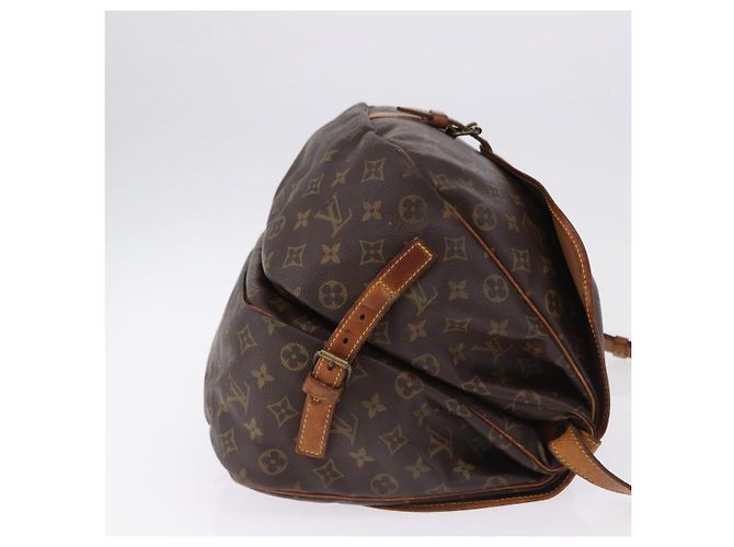 Borsa a tracolla LOUIS VUITTON Monogram Saumur 35 M42254 LV Auth BA14675 Monogramma - vista 3