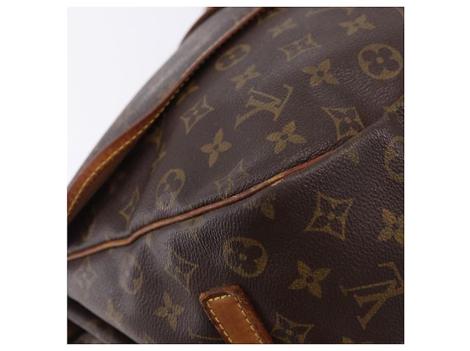 Borsa a tracolla LOUIS VUITTON Monogram Saumur 35 M42254 LV Auth BA14675 Monogramma - vista 9