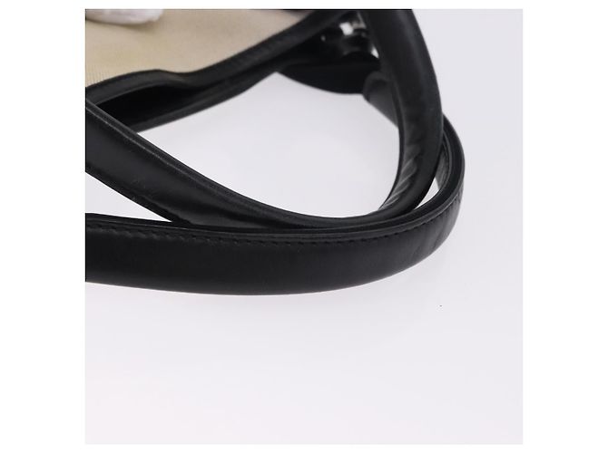 Borsa Cabas XS BALENCIAGA in tela e pelle bianca, blu navy e argento 390346 Auth ka5679 Bianco - vista 7