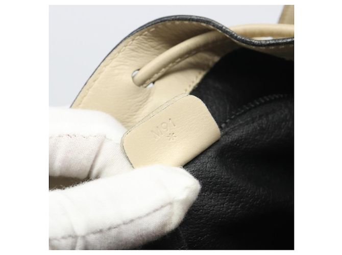 16 Céline Borsa a tracolla CELINE in pelle beige e oro Auth 194372 D'oro - vista 12