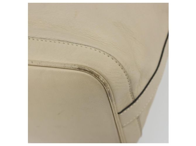 16 Céline Borsa a tracolla CELINE in pelle beige e oro Auth 194372 D'oro - vista 15