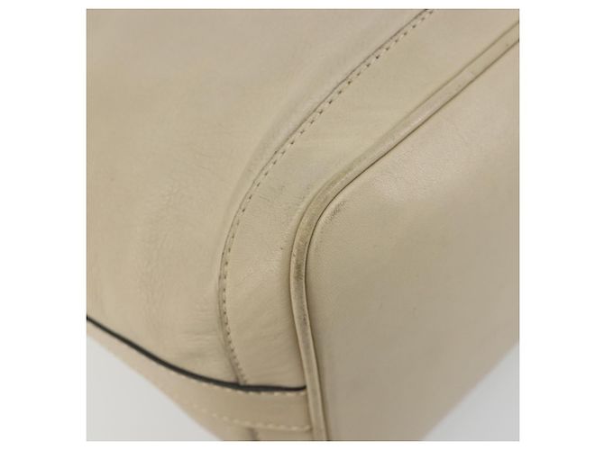 16 Céline Borsa a tracolla CELINE in pelle beige e oro Auth 194372 D'oro - vista 16