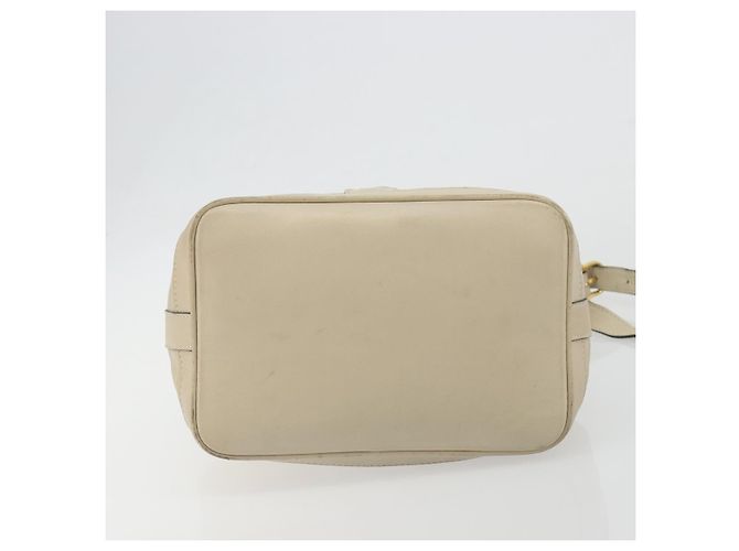 16 Céline Borsa a tracolla CELINE in pelle beige e oro Auth 194372 D'oro - vista 5