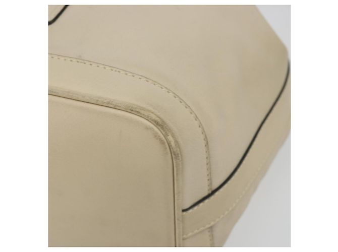 16 Céline Borsa a tracolla CELINE in pelle beige e oro Auth 194372 D'oro - vista 9