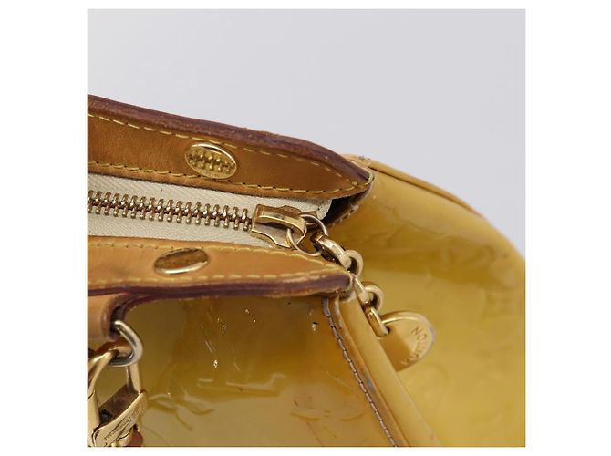 LOUIS VUITTON Monogram Vernis Blair MM Hand Bag Beige M90180 LV Auth 196794 - vista 10