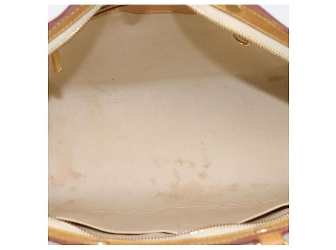 LOUIS VUITTON Monogram Vernis Blair MM Hand Bag Beige M90180 LV Auth 196794 - vista 11