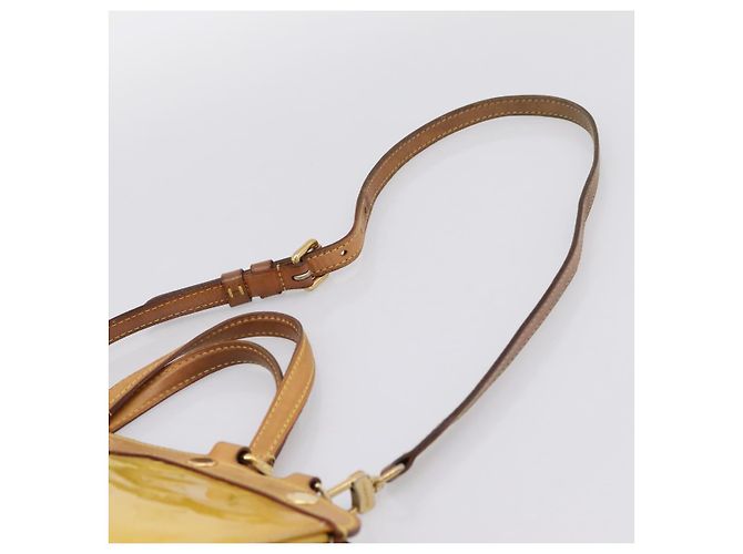 LOUIS VUITTON Monogram Vernis Blair MM Hand Bag Beige M90180 LV Auth 196794 - vista 14
