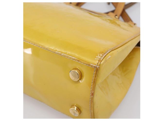 LOUIS VUITTON Monogram Vernis Blair MM Hand Bag Beige M90180 LV Auth 196794 - vista 17