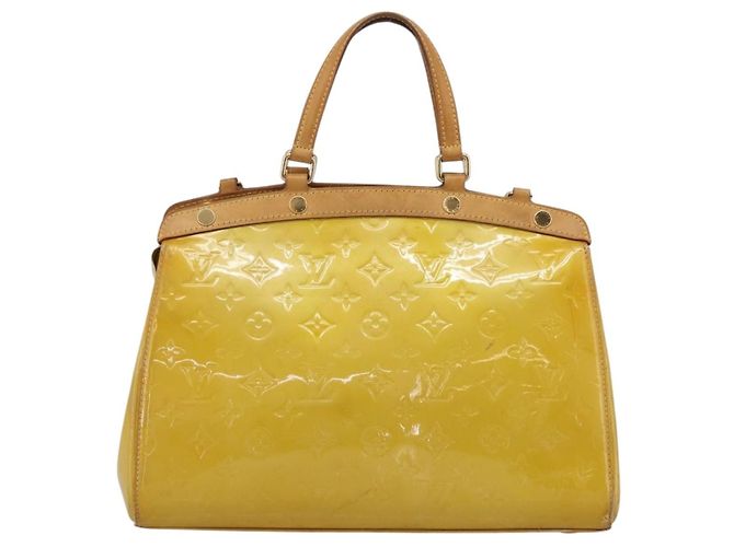 LOUIS VUITTON Monogram Vernis Blair MM Hand Bag Beige M90180 LV Auth 196794 - vista 2