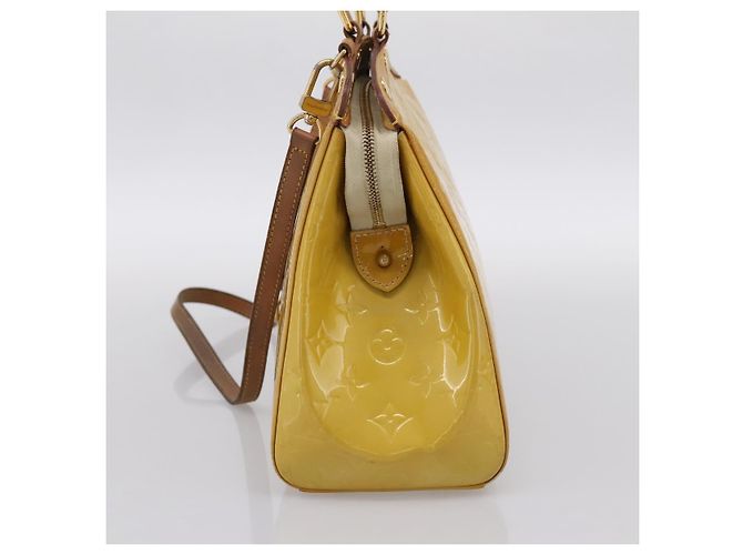 LOUIS VUITTON Monogram Vernis Blair MM Hand Bag Beige M90180 LV Auth 196794 - vista 4