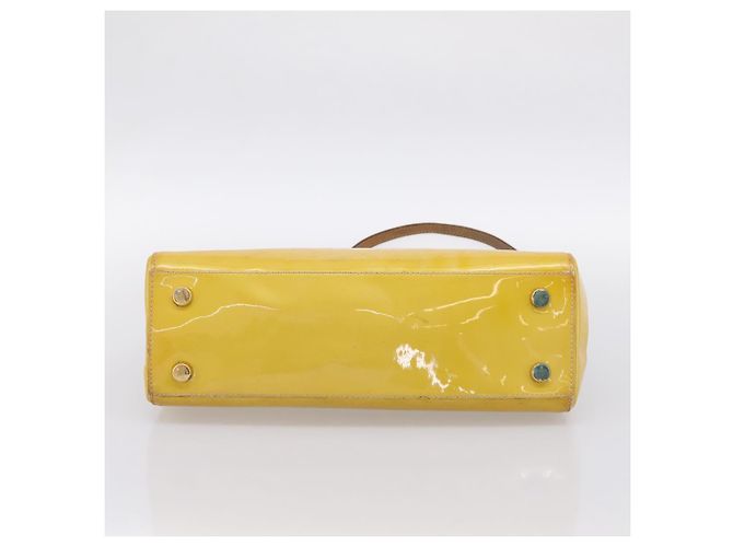 LOUIS VUITTON Monogram Vernis Blair MM Hand Bag Beige M90180 LV Auth 196794 - vista 5
