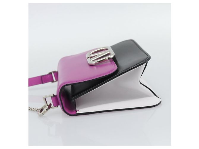 Borsa a Spalla in Pelle VALENTINO 2 in 1 Viola Argento Auth 196036A Porpora - vista 3