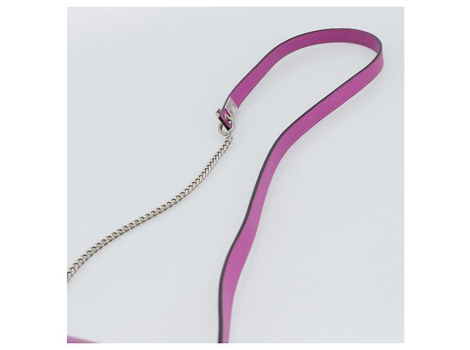 Borsa a Spalla in Pelle VALENTINO 2 in 1 Viola Argento Auth 196036A Porpora - vista 8