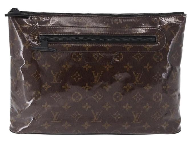 LOUIS VUITTON Monogram Glaze Pochette Cosmos Clutch Bag M63271 LV Auth ka5667 Monogramma - vista 13