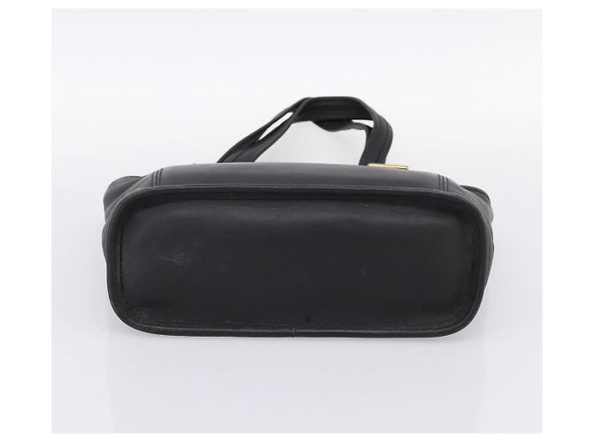 Borsa a tracolla Coach in pelle nera e oro Auth 193995 Nero D'oro - vista 5