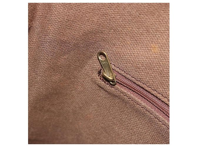 Borsa a tracolla LOEWE Canvas Gray Silver Auth 196295 Beige D'oro - vista 20