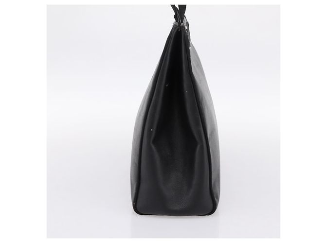 Borsa Tote Salvatore Ferragamo Vala in pelle nera e oro Auth 196268 Nero D'oro - vista 3