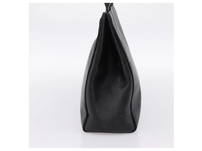 Borsa Tote Salvatore Ferragamo Vala in pelle nera e oro Auth 196268 Nero D'oro - vista 4
