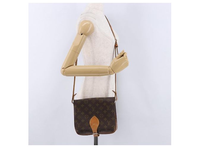 LOUIS VUITTON Monogram Cartouchiere MM Shoulder Bag M51253 LV Auth ka5638 Monogramma - vista 23