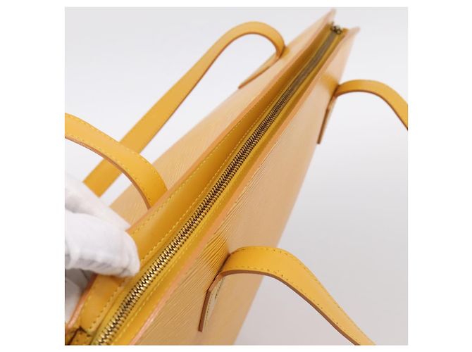 Borsa Shopping LOUIS VUITTON Epi Saint Jacques Yellow M52269 LV Auth ka5592A Giallo - view 6