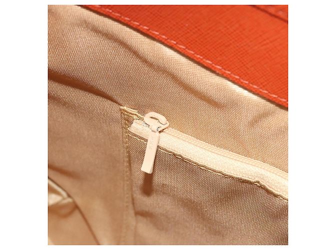 Borsa a tracolla BURBERRY Nova Check Canvas Beige Arancione Auth 195441V - vista 20