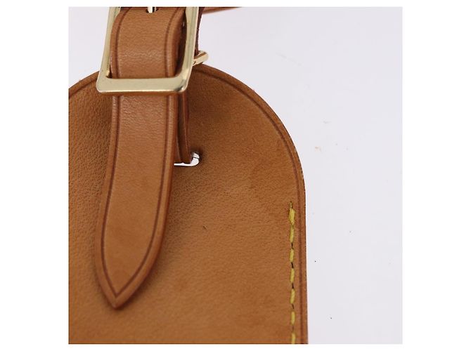 LOUIS VUITTON Etichetta per nome Powanie 10 Set Powanie Leather Beige LV Auth 192567 - vista 7