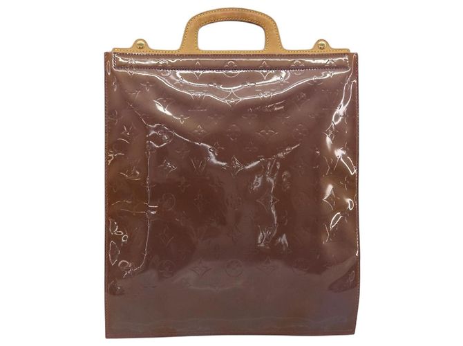 LOUIS VUITTON Monogram Vernis Stanton Hand Bag Viole M91079 LV Auth 194397 Purple - view 2