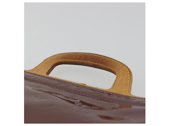 LOUIS VUITTON Monogram Vernis Stanton Hand Bag Viole M91079 LV Auth 194397 Purple - view 8