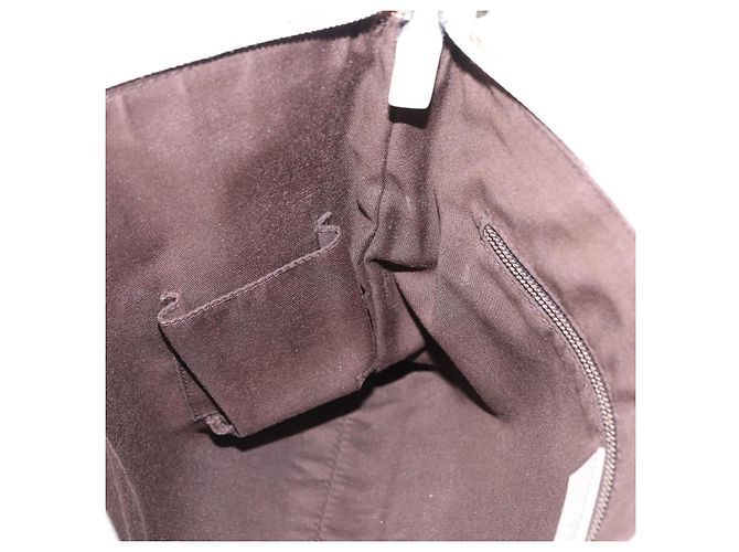 Bolso de hombro GUCCI GG Canvas Beige Silver 145857 Auth 195721 Plata - vista 20