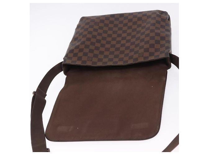 Borsa a tracolla LOUIS VUITTON Damier Ebene Brooklyn MM N51211 LV Auth ka5587 - vista 10