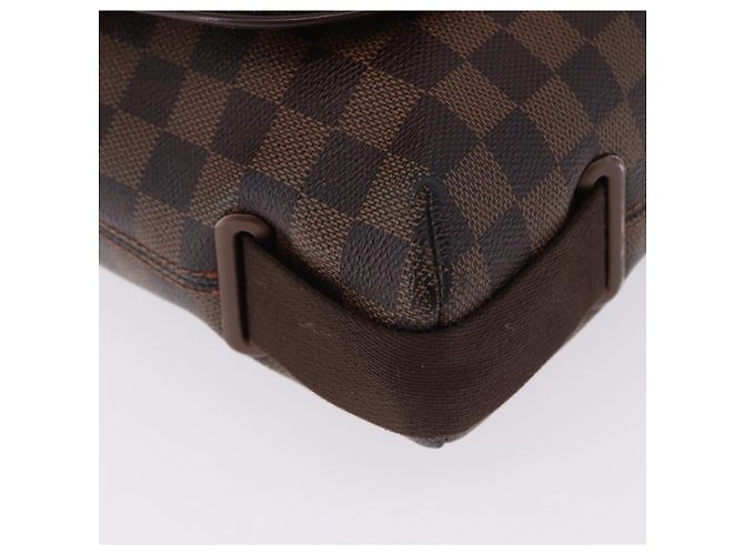 Borsa a tracolla LOUIS VUITTON Damier Ebene Brooklyn MM N51211 LV Auth ka5587 - vista 14