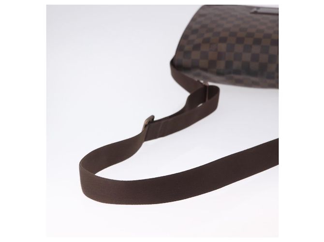 Borsa a tracolla LOUIS VUITTON Damier Ebene Brooklyn MM N51211 LV Auth ka5587 - vista 7