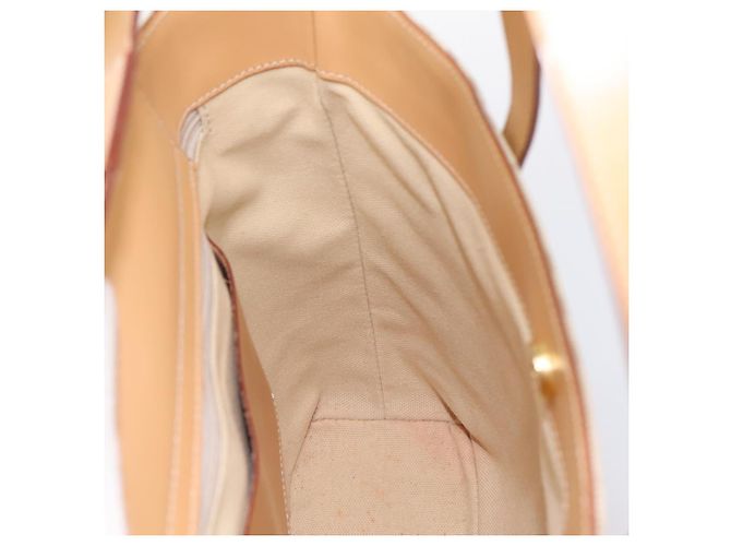 Borsa a mano BURBERRY Canvas Beige Gold Tone Auth BA14997A - vista 17