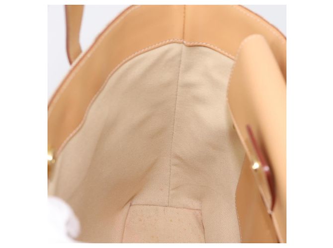 Borsa a mano BURBERRY Canvas Beige Gold Tone Auth BA14997A - vista 18