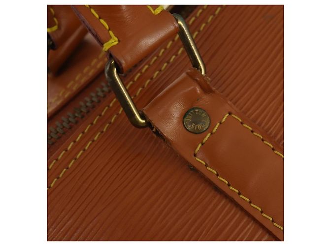 LOUIS VUITTON Epi Keepall 50 Boston Bag Brown M42968 LV Auth 191865A Marrone - vista 18