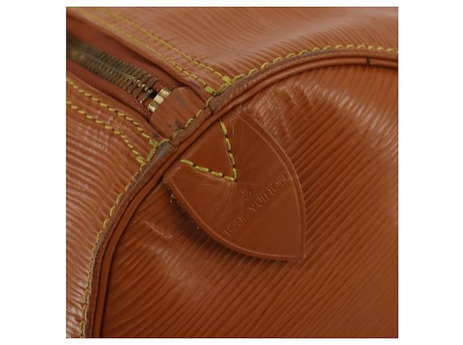LOUIS VUITTON Epi Keepall 50 Boston Bag Brown M42968 LV Auth 191865A Marrone - vista 19