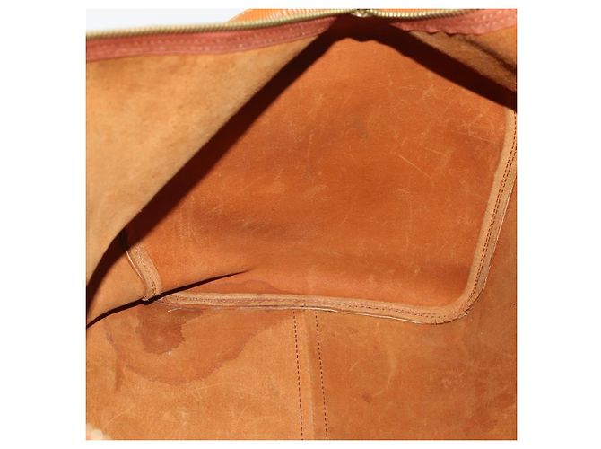 LOUIS VUITTON Epi Keepall 50 Boston Bag Brown M42968 LV Auth 191865A Marrone - vista 22