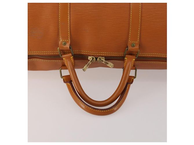 LOUIS VUITTON Epi Keepall 50 Boston Bag Brown M42968 LV Auth 191865A Marrone - vista 7