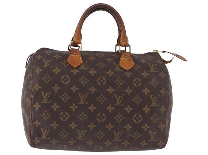 Borsa a mano LOUIS VUITTON Monogram Speedy 30 M41526 LV Auth 195690 Monogramma - vista 13