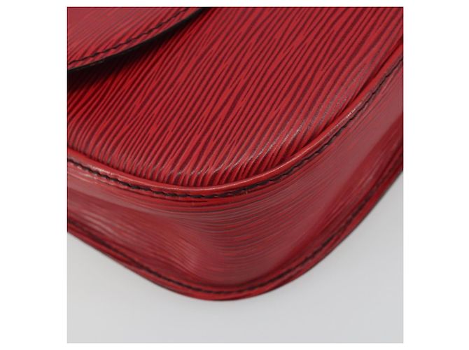 Borsa a tracolla LOUIS VUITTON Epi Saint Cloud GM Rossa M52197 LV Auth 195429 Rosso - vista 15