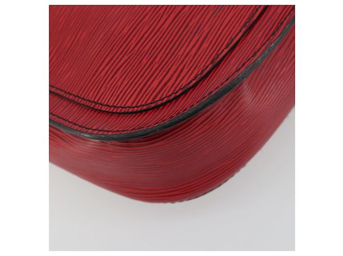 Borsa a tracolla LOUIS VUITTON Epi Saint Cloud GM Rossa M52197 LV Auth 195429 Rosso - vista 17