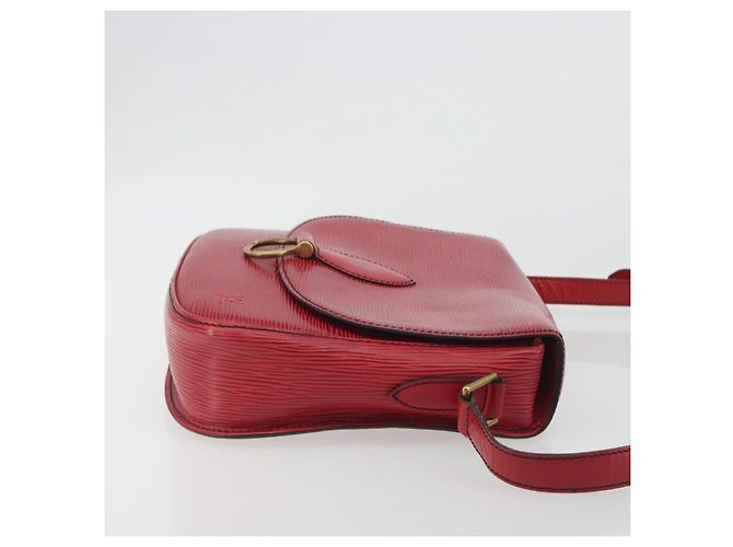 Borsa a tracolla LOUIS VUITTON Epi Saint Cloud GM Rossa M52197 LV Auth 195429 Rosso - vista 3