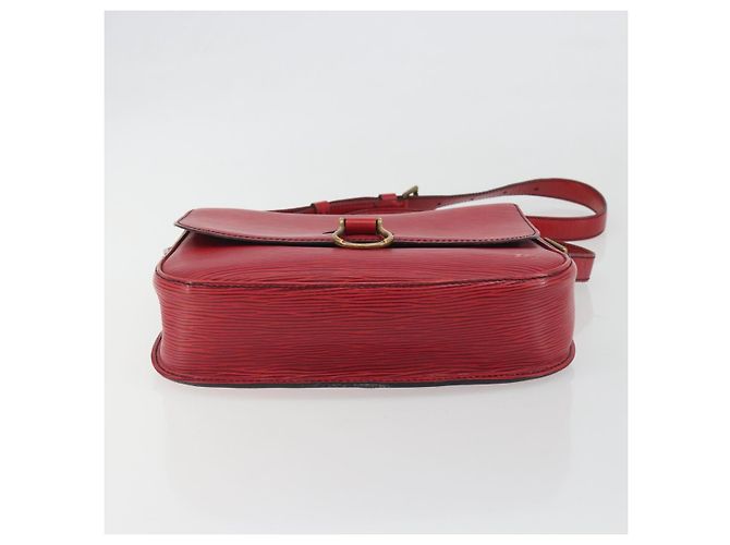 Borsa a tracolla LOUIS VUITTON Epi Saint Cloud GM Rossa M52197 LV Auth 195429 Rosso - vista 5