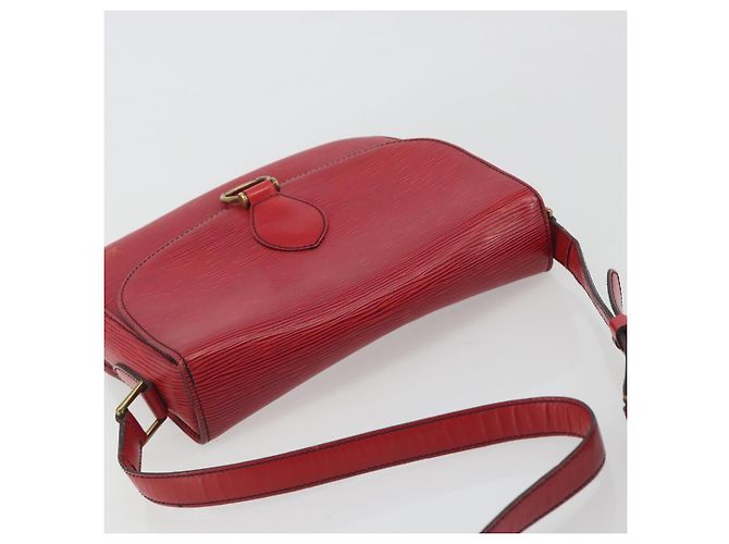 Borsa a tracolla LOUIS VUITTON Epi Saint Cloud GM Rossa M52197 LV Auth 195429 Rosso - vista 6