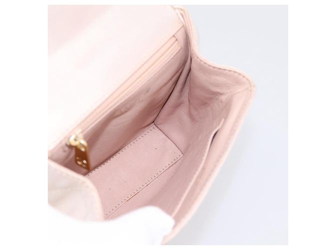 Borsa a mano CHANEL Matelasse in pelle bianca CC Auth 196360M Bianco - vista 18