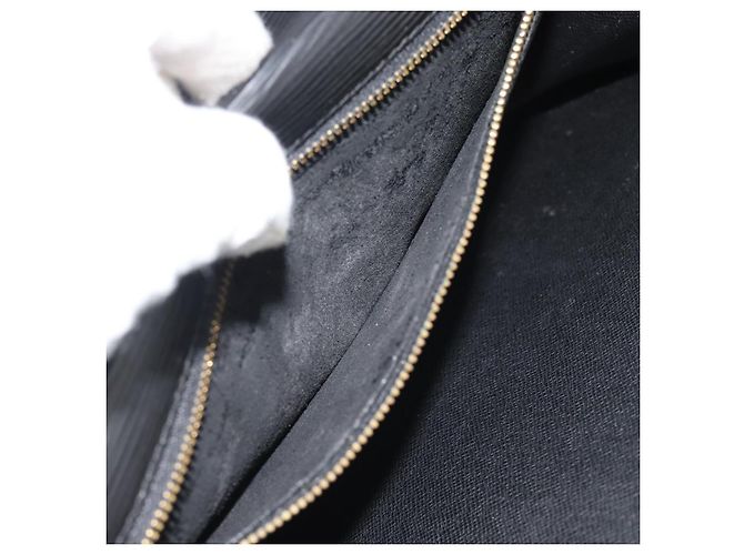 Borsa a mano LOUIS VUITTON Epi Monceau 28 Nero M52122 LV Auth BA14189 - vista 11