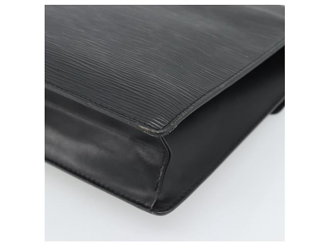 Borsa a mano LOUIS VUITTON Epi Monceau 28 Nero M52122 LV Auth BA14189 - vista 15