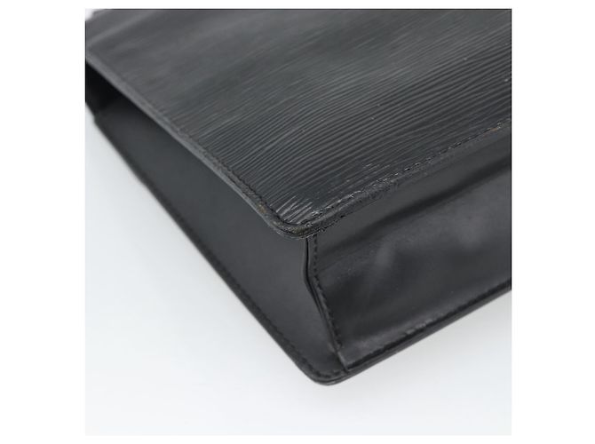 Borsa a mano LOUIS VUITTON Epi Monceau 28 Nero M52122 LV Auth BA14189 - vista 16